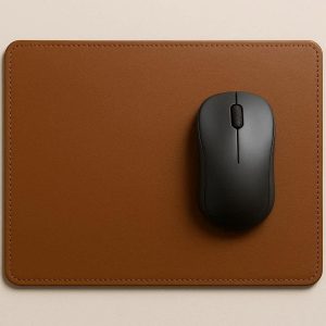 Minimalist Leather Mouse Pad For Luxury Executive Office And Professional Stationery Organization