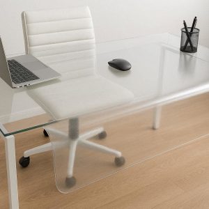 4 Clear PVC Desk Protector Mat For Transparent Tabletop Safety And Heat Resistant Office Surface Cover